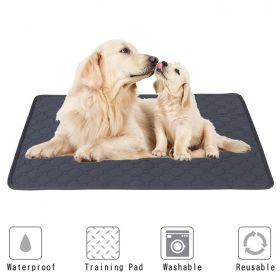 Washable Dog Pet Diaper Mat Waterproof Reusable Training Pad Urine Absorbent Environment Protect Diaper Mat Dog Car Seat Cover (Color: Khaki, size: XS 50x35cm)